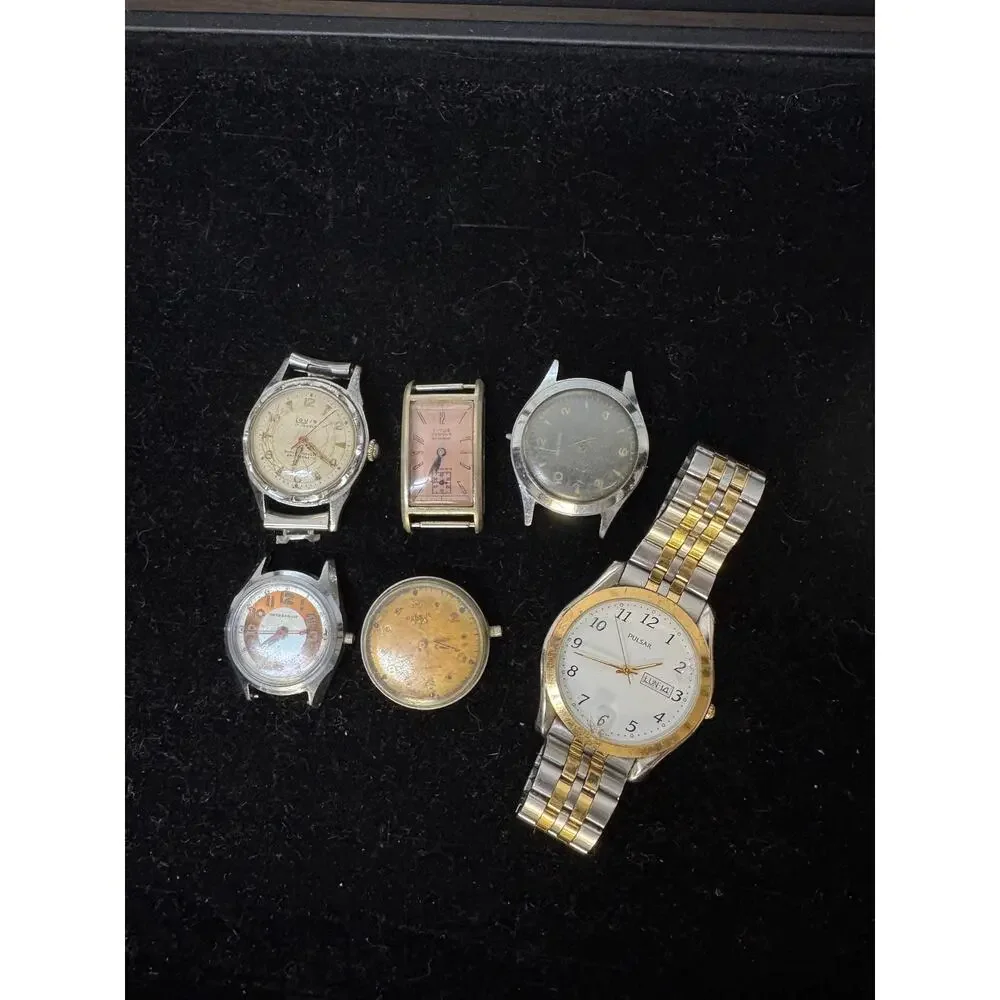 Lot of Vintage Watches for Parts/Repair